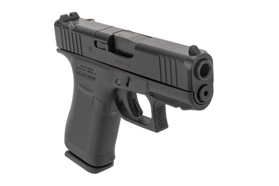 Glock 43X MOS optic ready slimline 9mm pistol, black.
